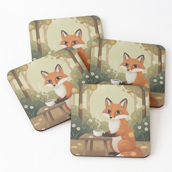 Item preview, A Fox's Cozy Morning Brew designed and sold by FoxVibes.