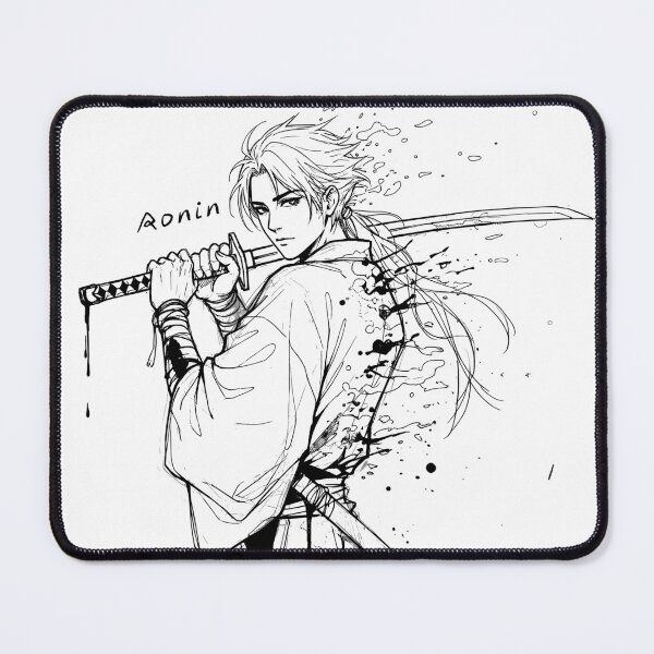 Item preview, Handsome Ronin Manga Sketch: Ronin designed and sold by Shigen16.