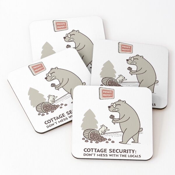 Item preview, Cottage Security Bear Don´t Mess With The Locals designed and sold by TeezTales.