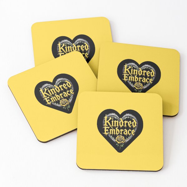 Item preview, Valentine Kindred Embrace Vampire Heart Design- Masquerade Bloodlines Fan Gamer Art (Yellow version) designed and sold by SlightlyUnreal.