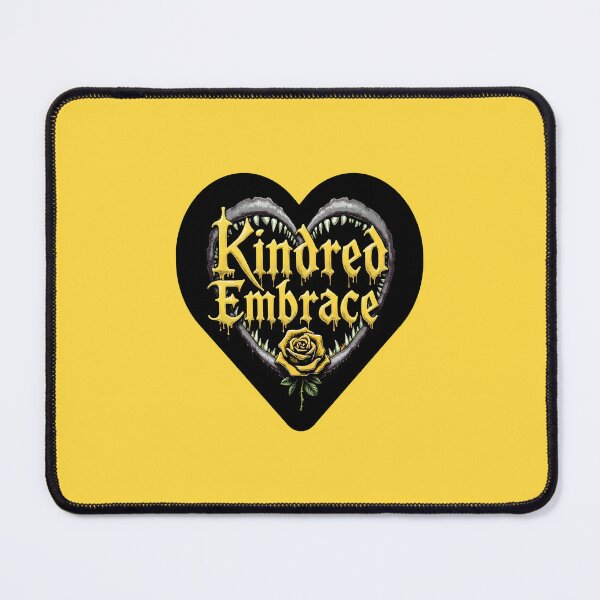 Item preview, Valentine Kindred Embrace Vampire Heart Design- Masquerade Bloodlines Fan Gamer Art (Yellow version) designed and sold by SlightlyUnreal.