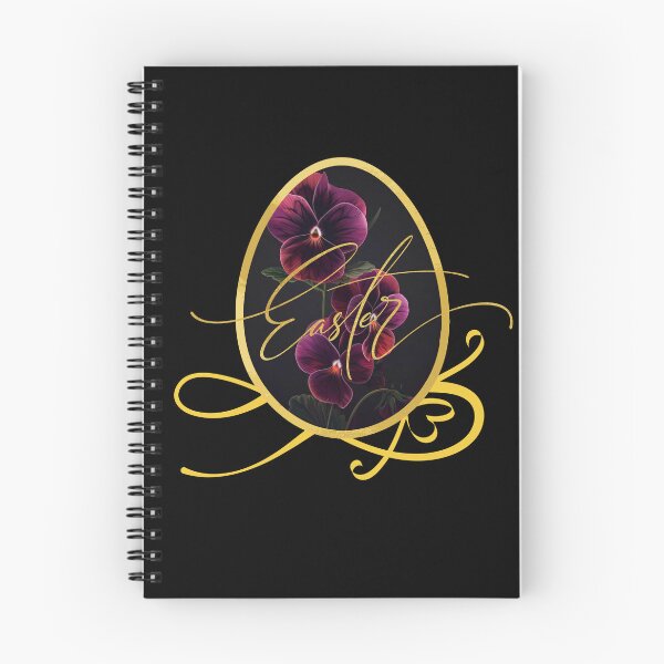 Item preview, Golden Easter Egg with Elegant Purple Iris designed and sold by Siarverse.