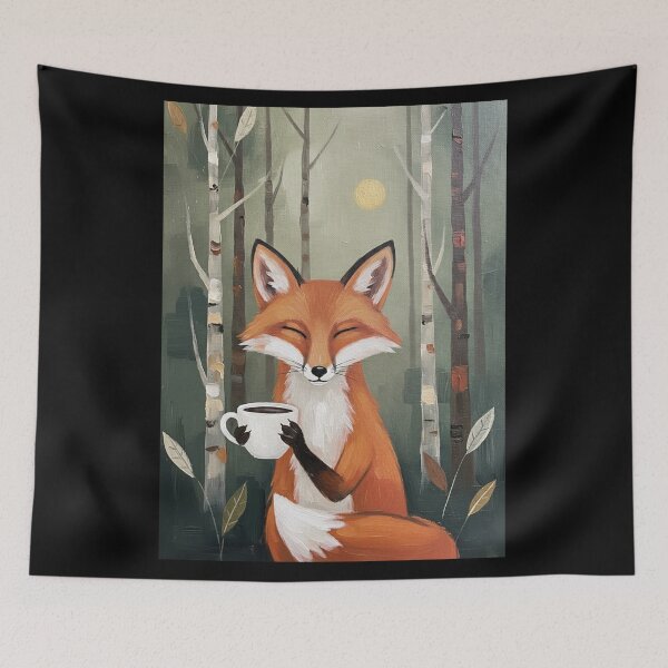 Item preview, Morning Brew in Birchwood designed and sold by FoxVibes.