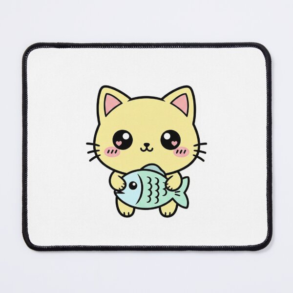 Item preview, Love Fish Cat Sticker designed and sold by DwmShop.