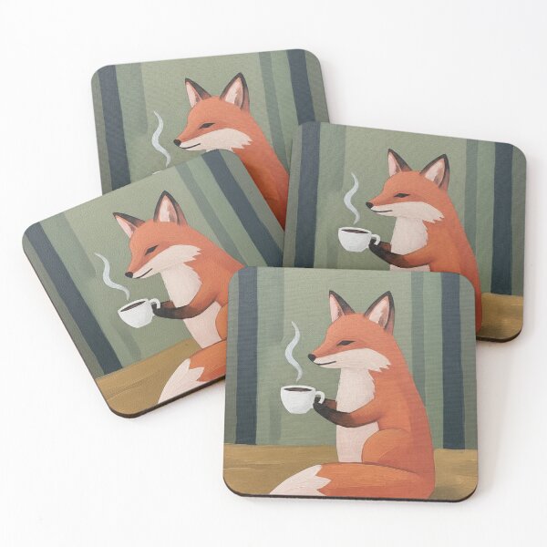 Item preview, Cozy Fox Morning Brew designed and sold by FoxVibes.