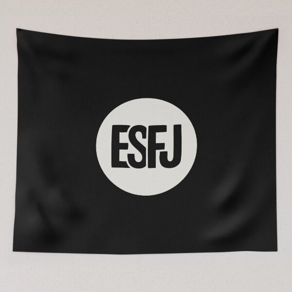 Item preview, ESFJ Minimalist Personality Typography Design designed and sold by trepiu.