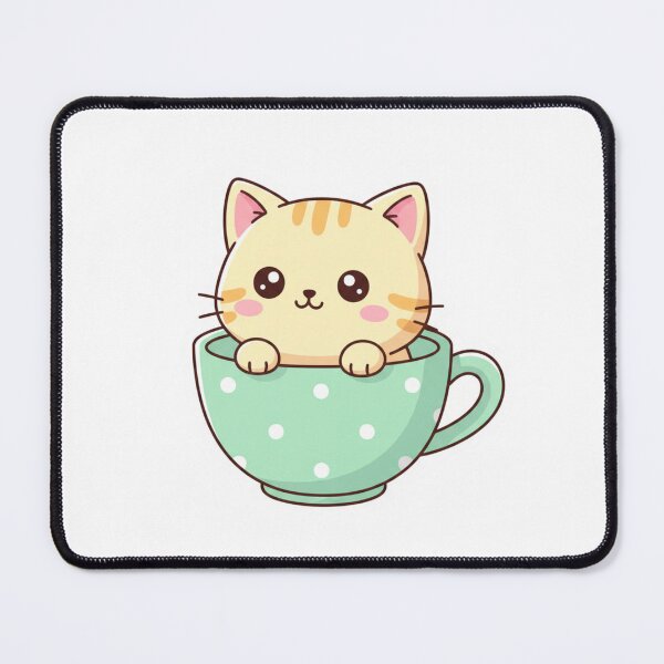 Item preview, Teacup Cat Sticker designed and sold by DwmShop.