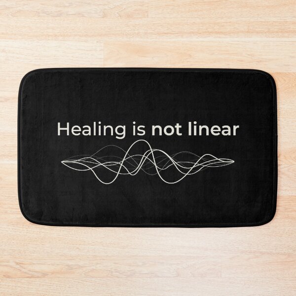 Item preview, Healing is not linear - minimalist motif designed and sold by Bianca Eder - Healing Collection.