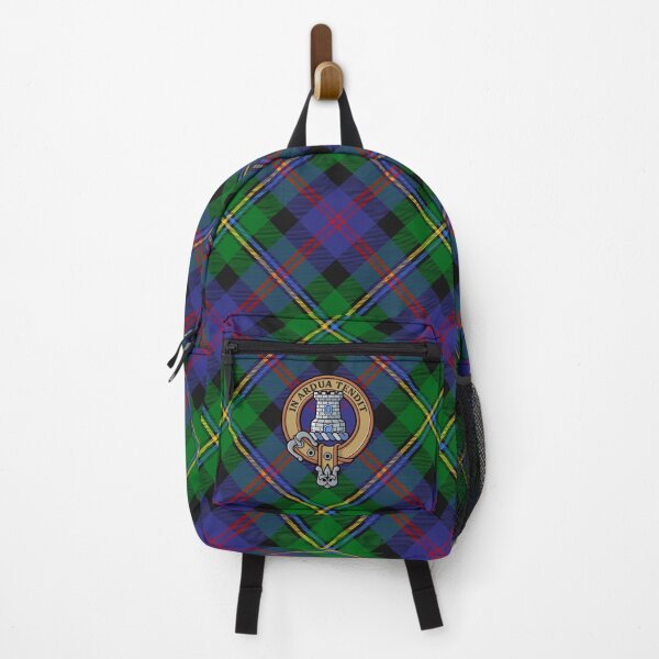 Item preview, Clan Malcolm Crest over Tartan designed and sold by sifis.