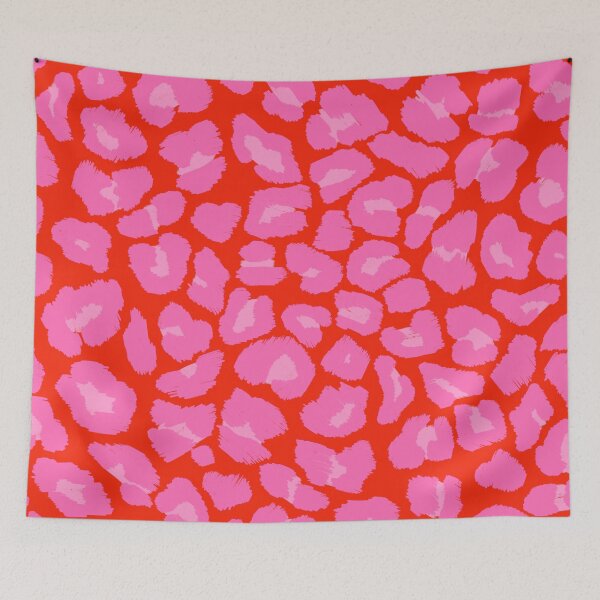 Item preview, Red and Pink Leopard Print  designed and sold by OneThreeSix.