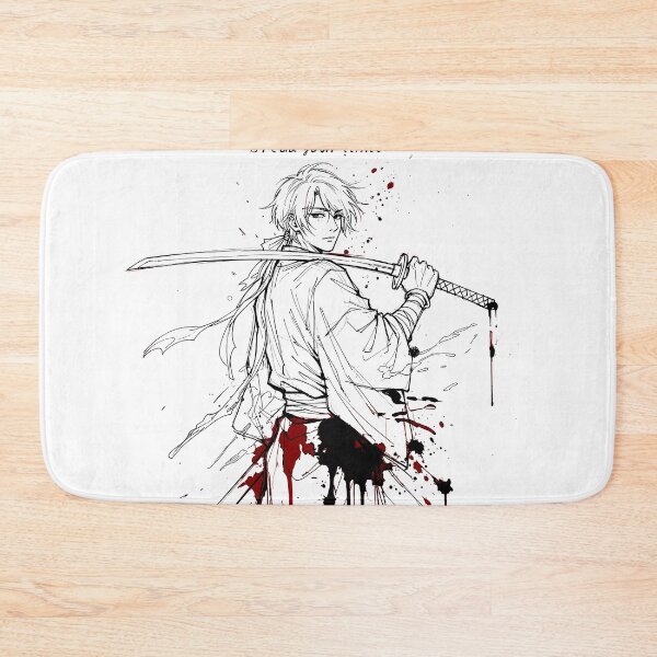 Item preview, Cool Ronin Warrior Manga Sketch: Break Your Limit designed and sold by Shigen16.