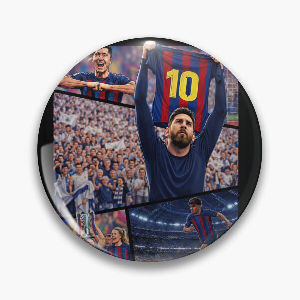 Item preview, Visca Barça Legends Poster | Messi 10 FC Barcelona Art designed and sold by TroikaLabs.