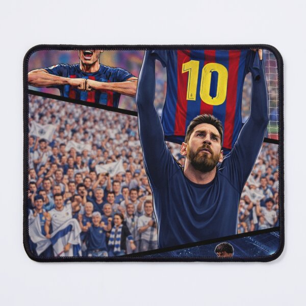 Item preview, Visca Barça Legends Poster | Messi 10 FC Barcelona Art designed and sold by TroikaLabs.