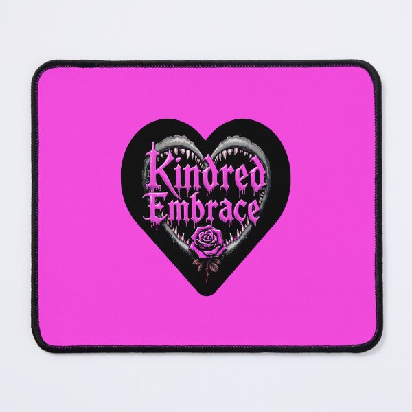 Item preview, Valentine Kindred Embrace Vampire Heart Design- Masquerade Bloodlines Fan Gamer Art (Pink version) designed and sold by SlightlyUnreal.