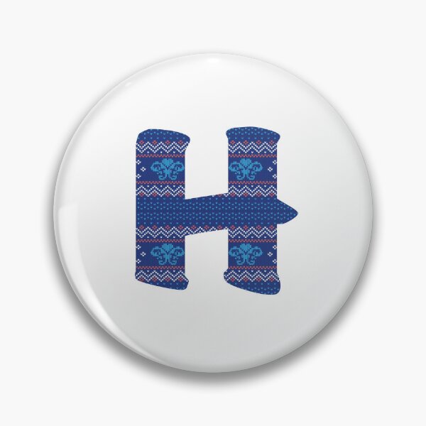 Item preview, Yarn pattern letters in upper “H” of English alphabet on white background designed and sold by WP-7824.