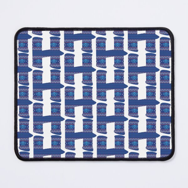 Item preview, Yarn pattern letters in upper “H” of English alphabet on white background designed and sold by WP-7824.