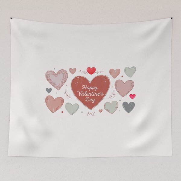 Item preview, Happy Valentine's Day Heart Pattern Art designed and sold by Innova_Creations.