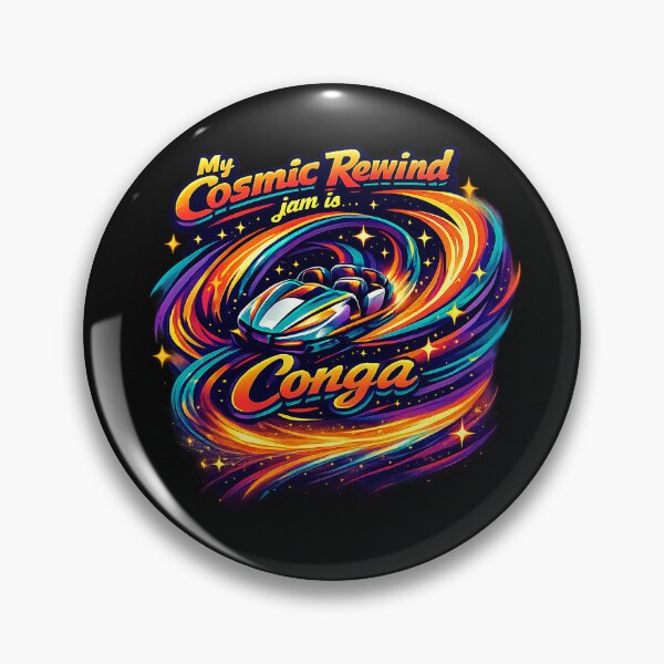 Item preview, My Cosmic Rewind Jam Is… Conga designed and sold by Theme Snark.