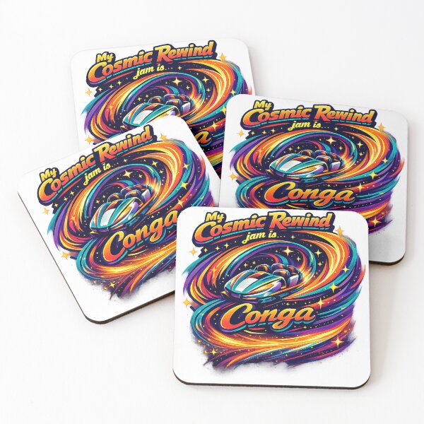 Item preview, My Cosmic Rewind Jam Is… Conga designed and sold by Theme Snark.