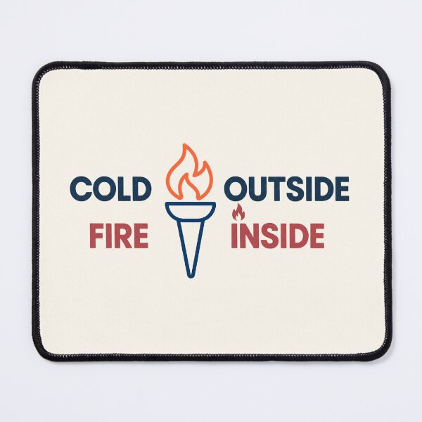 Item preview, Inner Fire Winter Sport Typography Design designed and sold by LoudVictory.