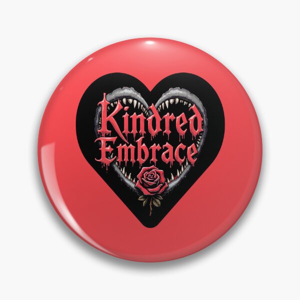 Item preview, Valentine Kindred Embrace Vampire Heart Design- Masquerade Bloodlines Fan Gamer Art (Red version) designed and sold by SlightlyUnreal.