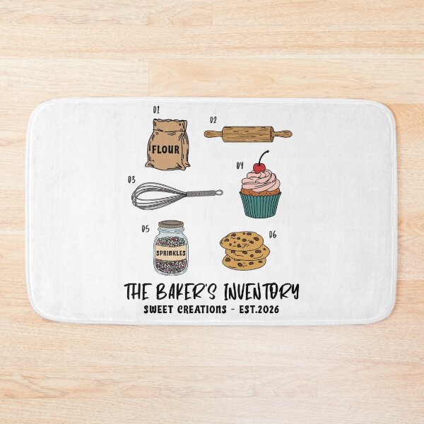 Item preview, Cottagecore Baker's Inventory - Cute Hand-Drawn Baking Tools designed and sold by Lu7u.