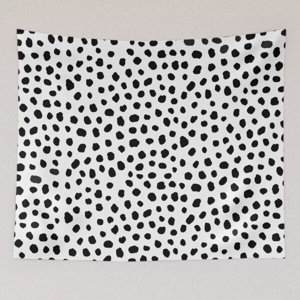 Item preview, Black and White Dalmatian Dots  designed and sold by OneThreeSix.