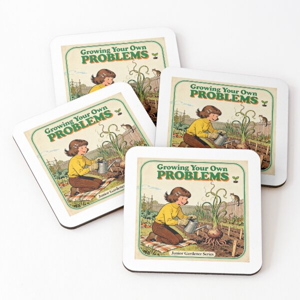 Item preview, Growing Your Own Problems - Retro Dark Humor Art designed and sold by PictorialWhimsy.