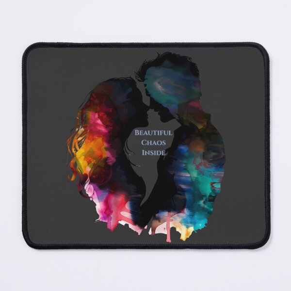 Item preview, Beautiful Chaos Inside – Dark Aesthetic Abstract Face Art designed and sold by Estnesti.