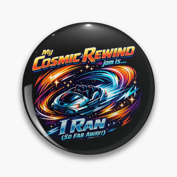 Item preview, My Cosmic Rewind Jam Is… I Ran (So Far Away) designed and sold by Theme Snark.