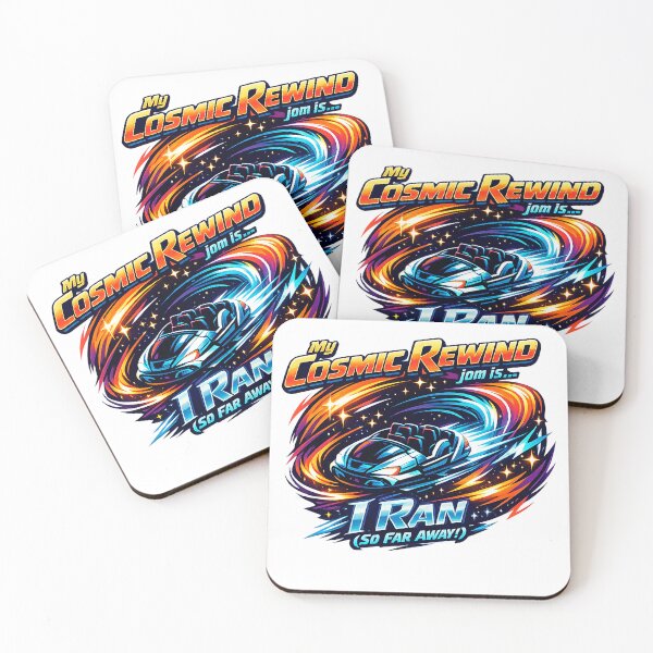 Item preview, My Cosmic Rewind Jam Is… I Ran (So Far Away) designed and sold by Theme Snark.