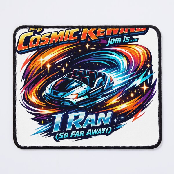 Item preview, My Cosmic Rewind Jam Is… I Ran (So Far Away) designed and sold by Theme Snark.