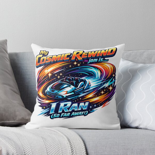 Item preview, My Cosmic Rewind Jam Is… I Ran (So Far Away) designed and sold by Theme Snark.