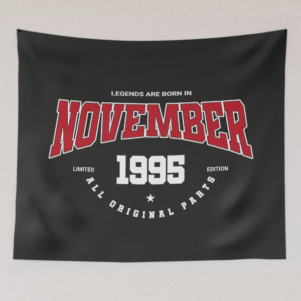 Item preview, November legends 1995 designed and sold by HB Shirts.