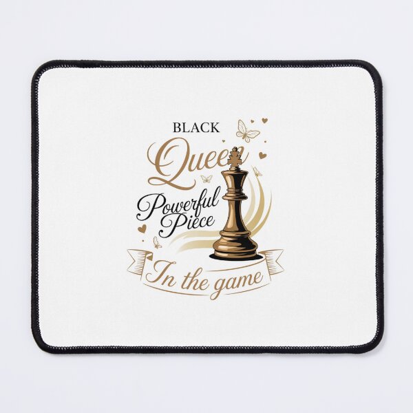 Item preview, Black Queen Powerful Piece In The Game Chess Player designed and sold by CORJIDOG-ART.