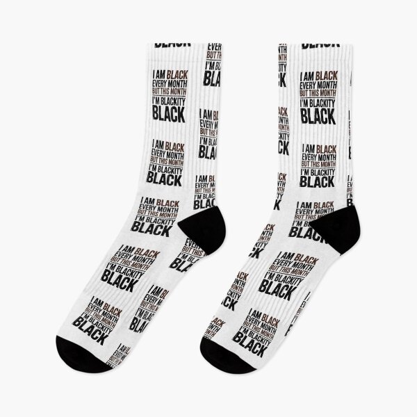 Item preview, I Am Black Every Month But This Month I'm Blackity Black designed and sold by CORJIDOG-ART.
