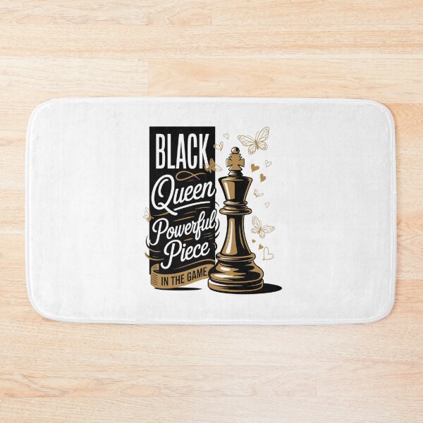 Item preview, Black Queen Powerful Piece In The Game Chess Player designed and sold by CORJIDOG-ART.