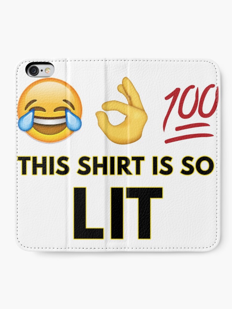 Normie Meme Lol Lit Emoji Iphone Wallet By Domegalulc Redbubble