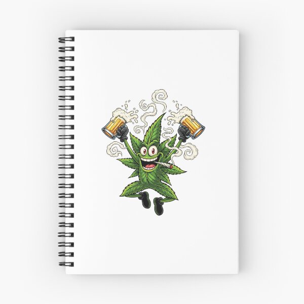 Item preview, High Spirits Cannabis Leaf Mascot Beer Toast Graphic designed and sold by StellasRealm.