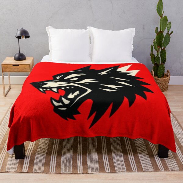 Item preview, Ferocious Wolf Head Silhouette With Raw Power Energy designed and sold by ViursArtsStore.