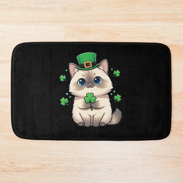 Item preview, Lucky Cat Saint Patricks Day Cute Irish Feline Lover designed and sold by CORJIDOG-ART.