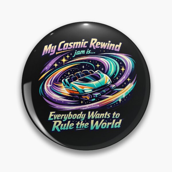Item preview, My Cosmic Rewind Jam Is… Everybody Wants to Rule the World (v1) designed and sold by Theme Snark.