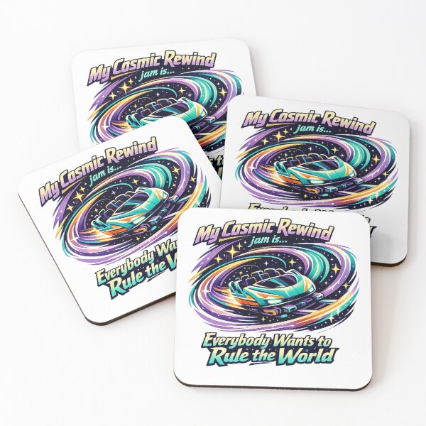 Item preview, My Cosmic Rewind Jam Is… Everybody Wants to Rule the World (v1) designed and sold by Theme Snark.