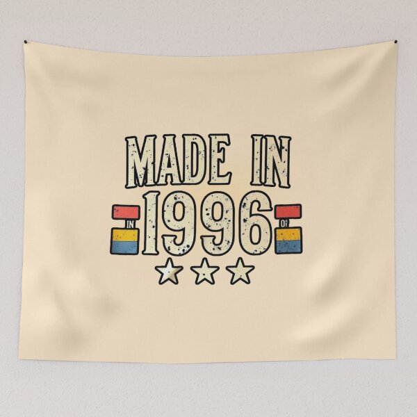 Item preview, Made in 1996 Vintage Retro Birthday - Classic 90s Style Tee designed and sold by PriyaMagic.