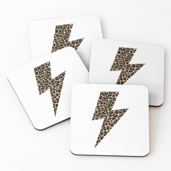 Item preview, Leopard Print on Lightning Bolt Design  designed and sold by OneThreeSix.