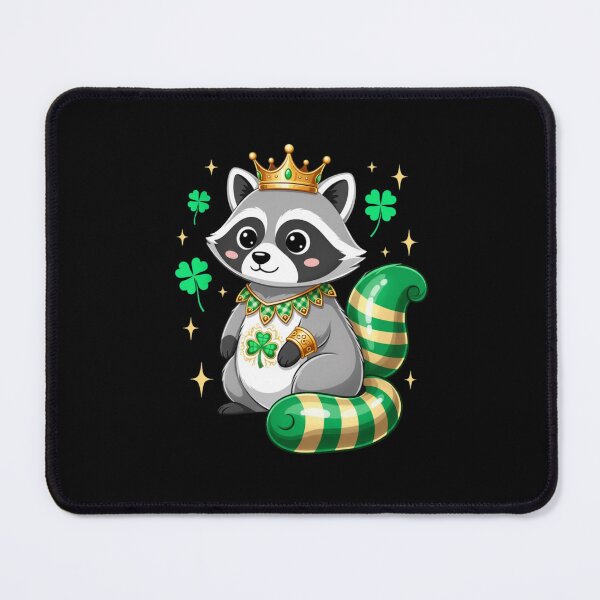 Item preview, St Patrick S Day Raccoon King designed and sold by CORJIDOG-ART.
