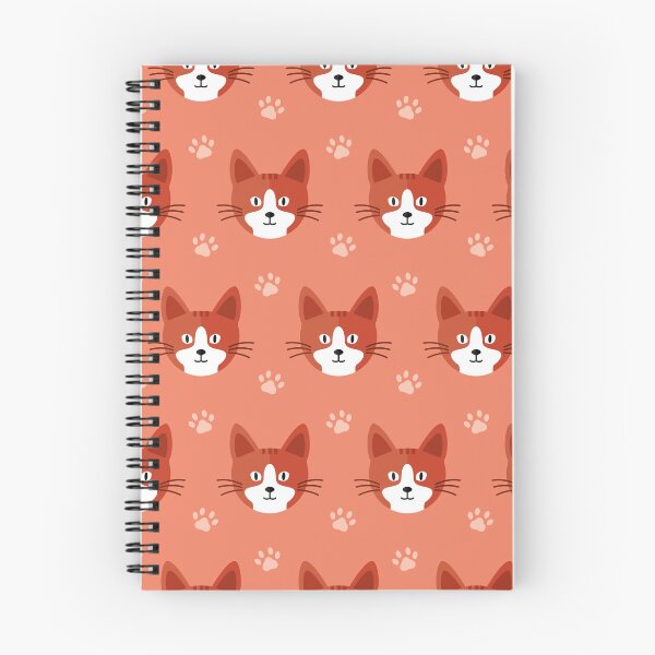 Item preview, Cat heads on orange designed and sold by reneesillus.