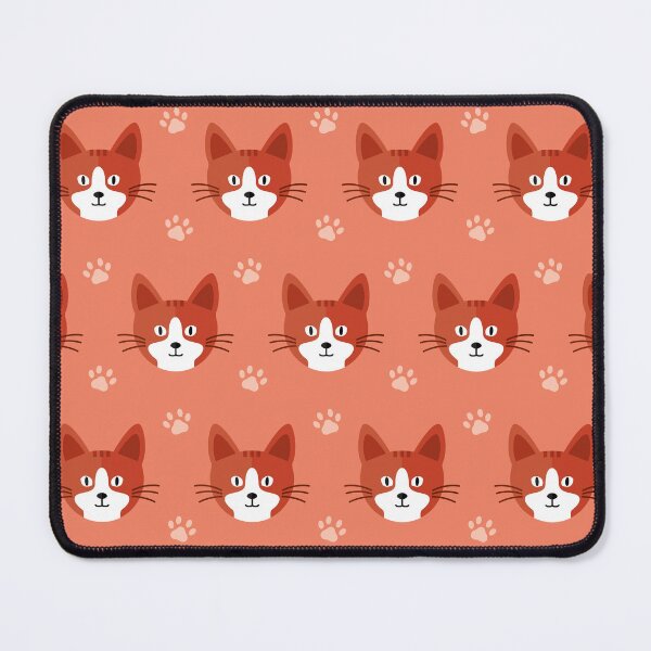 Item preview, Cat heads on orange designed and sold by reneesillus.