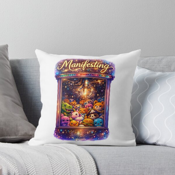 Item preview, Manifesting – Cute Claw Machine with Glowing Prize Art designed and sold by StrayaDesign.