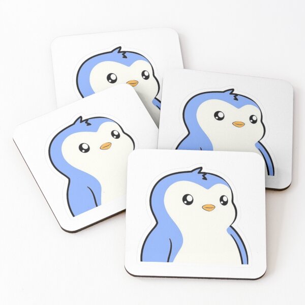 Item preview, Minimal Cute Pudgy Penguin Face Illustration designed and sold by Snowdog-Art.